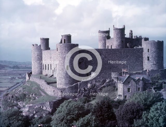 Harlech Castle, Wales, c1955.  Creator: Arthur Charles Kirby Ware.