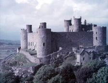 Harlech Castle, Wales, c1955. Creator: Arthur Charles Kirby Ware