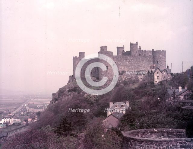 Harlech Castle, Wales, c1955.  Creator: Arthur Charles Kirby Ware.