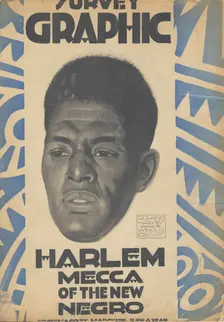 Harlem, Mecca of the new Negro,[cover], 1925-03. Creator: Winold Reiss