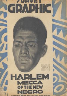 Harlem, Mecca of the new Negro,[cover], 1925-03. Creator: Winold Reiss