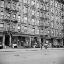Harlem apartment house, New York, 1943. Creator: Gordon Parks