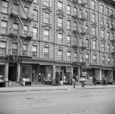 Harlem apartment house, New York, 1943. Creator: Gordon Parks