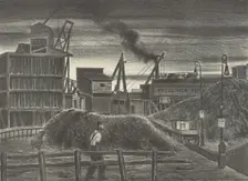 Harlem Coal Yard, ca.1935 - 1943. Creator: Julius Tanzer