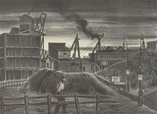 Harlem Coal Yard, ca.1935 - 1943. Creator: Julius Tanzer