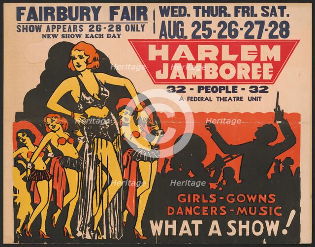 Harlem Jamboree, [193-]. Creator: Unknown.