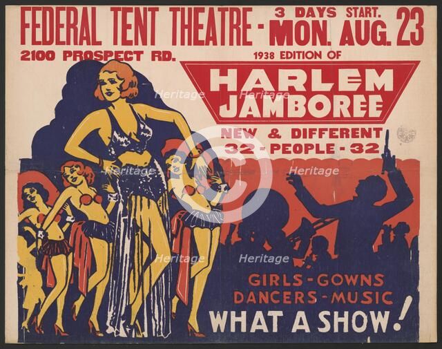 Harlem Jamboree, Peoria, IL, 1938. Creator: Unknown.