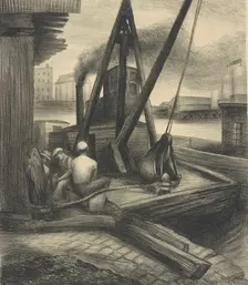Harlem River, ca.1935 - 1943. Creator: Ann Nooney