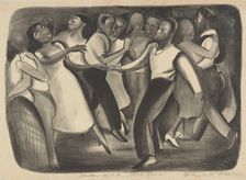 Harlem WPA Street Dance, ca.1935 - 1943. Creator: Elizabeth Olds