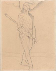 Harlequin, 1916. Creator: Paul Cezanne