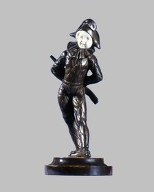 Harlequin in bronze and ivory