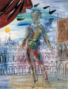 Harlequin Venitienne 1929. Artist: Raoul Dufy