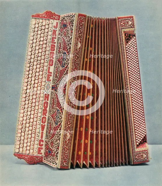 'Harmonica made by Joseph Kebrdle, Horovice', 1948. Creator: Unknown.