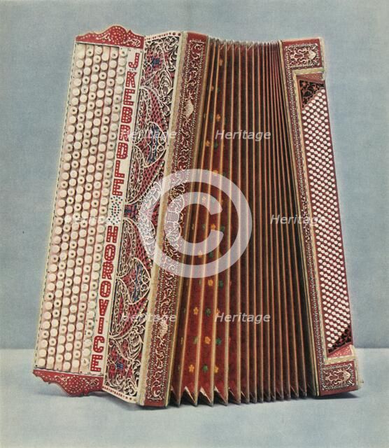 'Harmonica made by Joseph Kebrdle, Horovice', 1948. Creator: Unknown.