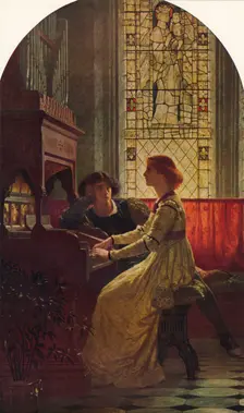 Harmony, 1877, (1938). Artist: Frank Dicksee