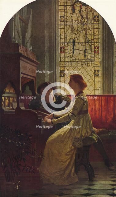 Harmony, 1877, (1938). Artist: Frank Dicksee