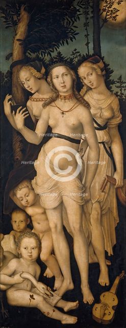 Harmony (The Three Graces), between 1541 and 1544. Creator: Hans Baldung.