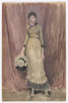 Harmony in Violet and Amber, 1883-1884. Creator: James Abbott McNeill Whistler