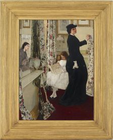 Harmony in Green and Rose: The Music Room, 1860-1861. Creator: James Abbott McNeill Whistler