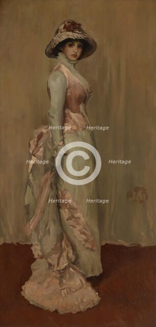 Harmony in Pink and Gray: Lady Meux, about 1916. Creator: James Abbott McNeill Whistler.
