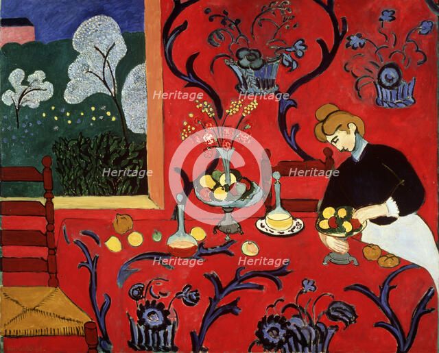 'Harmony in Red (The Red Room)', 1908.  Creator: Henri Matisse.
