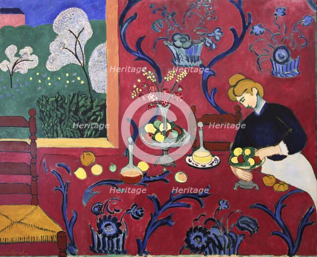 'Harmony in Red (The Red Room)', 1908.  Creator: Henri Matisse.