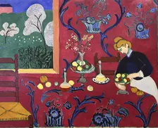 Harmony in Red (The Red Room) 1908. Creator: Henri Matisse
