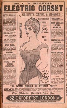 Harness Electric corset, 1890s