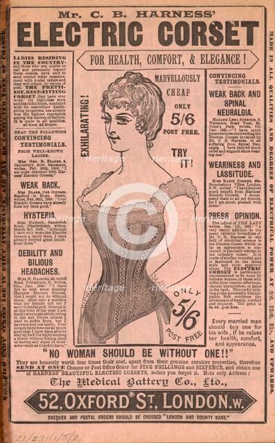 Harness Electric corset, 1890s. Artist: Unknown