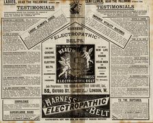 Harness Electropathic belt, 1890s