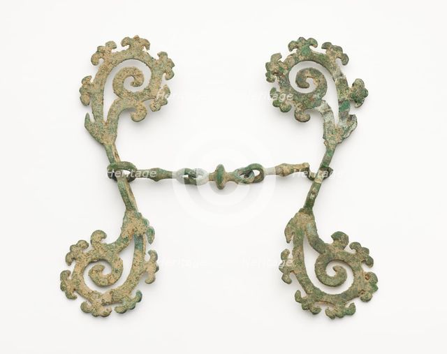 Harness fitting (fragment), Han dynasty, 206 BCE-220 CE. Creator: Unknown.