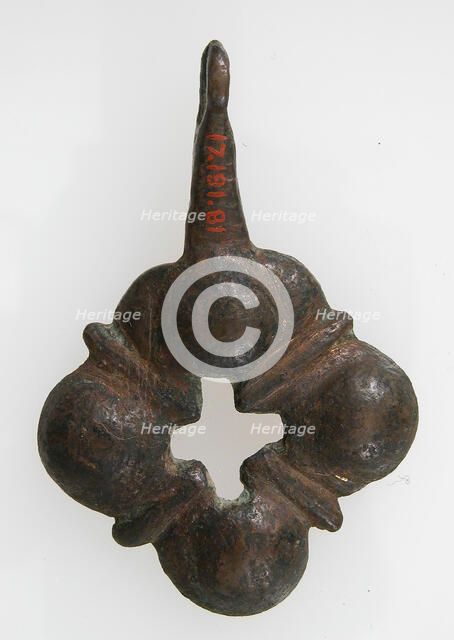 Harness Ornament, Late Roman, 7th century. Creator: Unknown.