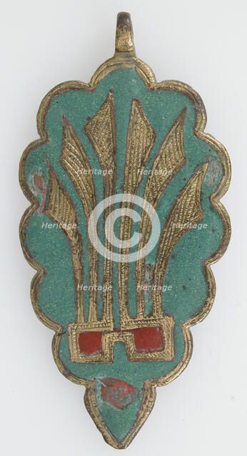 Harness Pendant, possibly Spanish, 13th-early 15th century. Creator: Unknown.