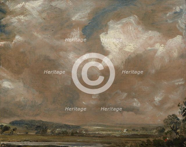Harnham Ridge, Salisbury, c1829. Creator: John Constable.