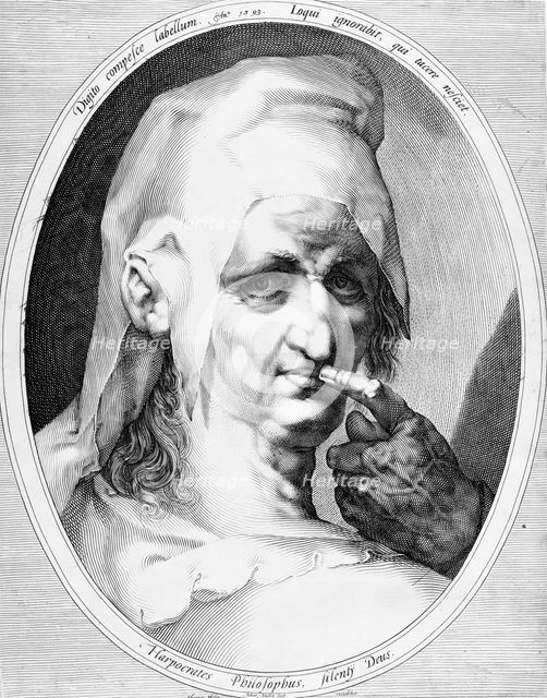 Harpocrates, 1593. Creator: Jan Muller.