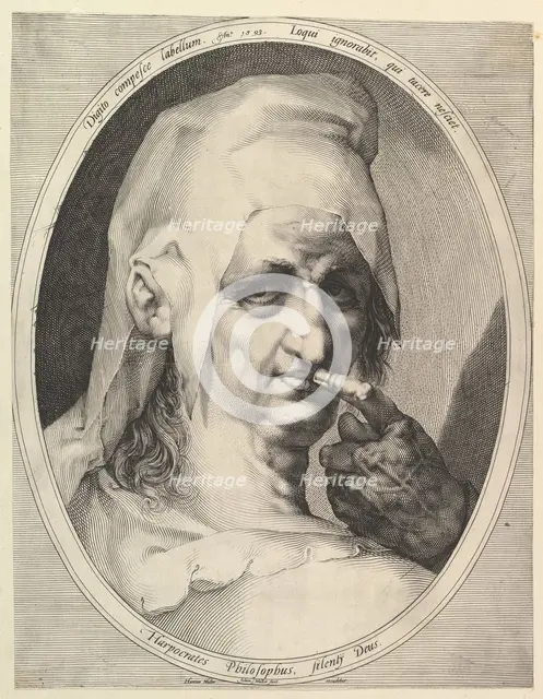 Harpocrates, Philosopher, ca. 1611. Creator: Jan Muller.
