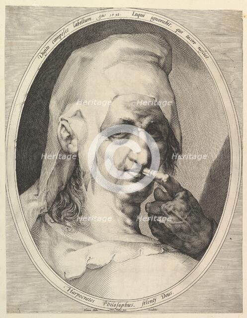 Harpocrates, Philosopher, ca. 1611. Creator: Jan Muller.