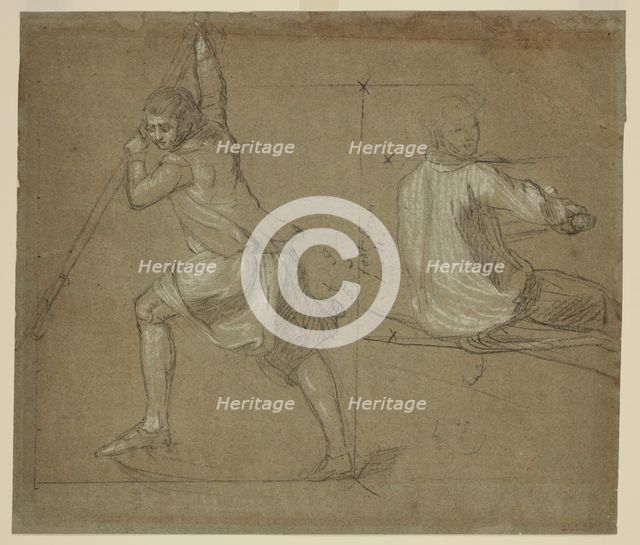Harpooner and Oarsman, between 1777 and 1778. Creator: John Singleton Copley.