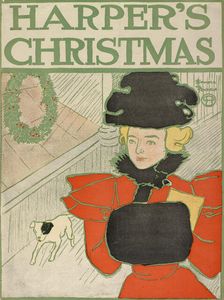 Harper's Christmas, 1896. Creator: Edward Penfield