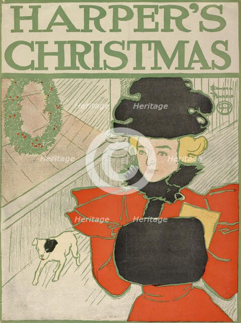 Harper's Christmas, 1896. Creator: Edward Penfield.