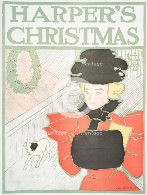 Harper's Christmas, c1890. Creator: Edward Penfield.