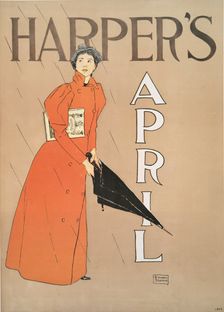 Harper's April, c1894. Creator: Edward Penfield