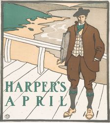 Harper's April, c1899. Creator: Edward Penfield