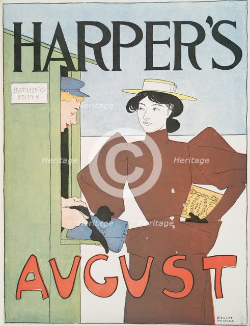 Harper's August, c1896. Creator: Edward Penfield.