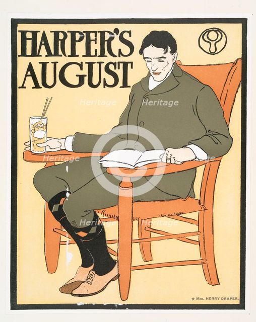 Harper's August, c1898. Creator: Edward Penfield.