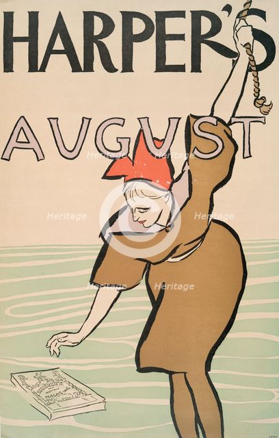 Harper's August, c1898. Creator: Edward Penfield.