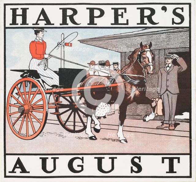 Harper's August, c1890 - 1907. Creator: Edward Penfield.