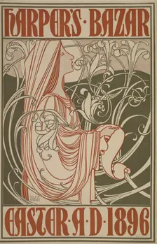 Harper's Bazar. [sic] Easter A. D. 1896, c1896. Creator: William H Bradley