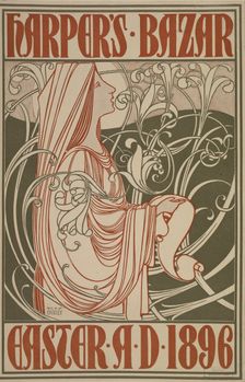 Harper's Bazar. [sic] Easter A. D. 1896, c1896. Creator: William H Bradley