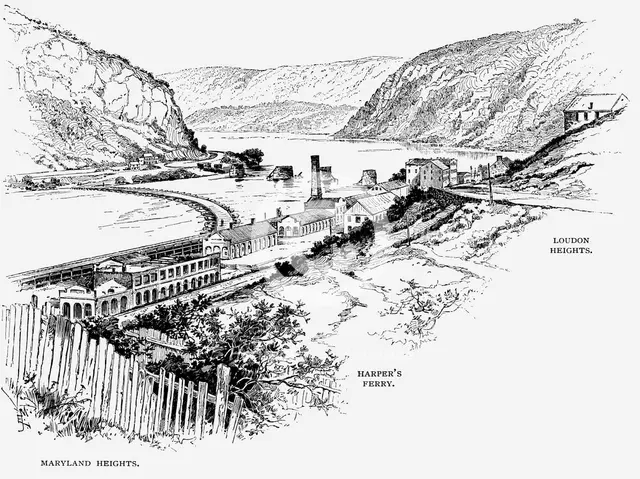 Harper's Ferry, West Virginia, c1870. Artist: Unknown
